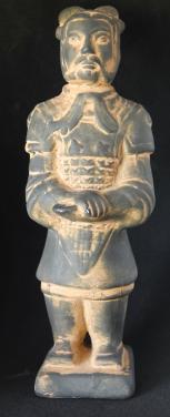 Traditionele Chinese krijger vintage beeldje, gedetailleerd