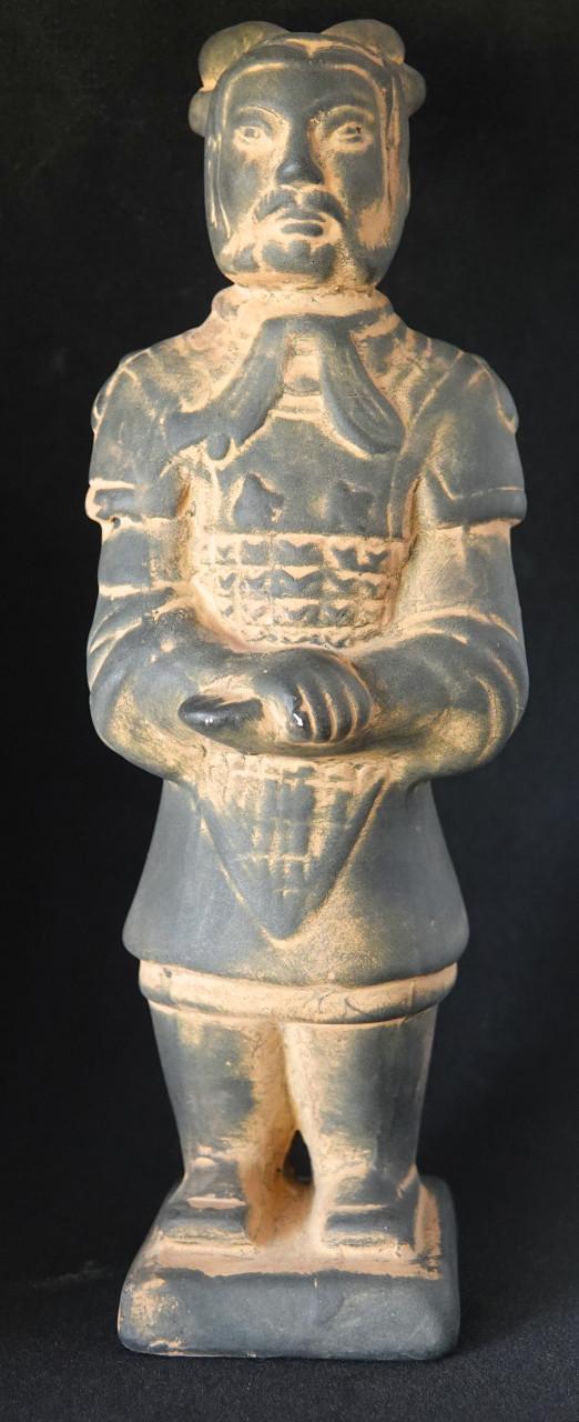 Traditionele Chinese krijger vintage beeldje, gedetailleerd