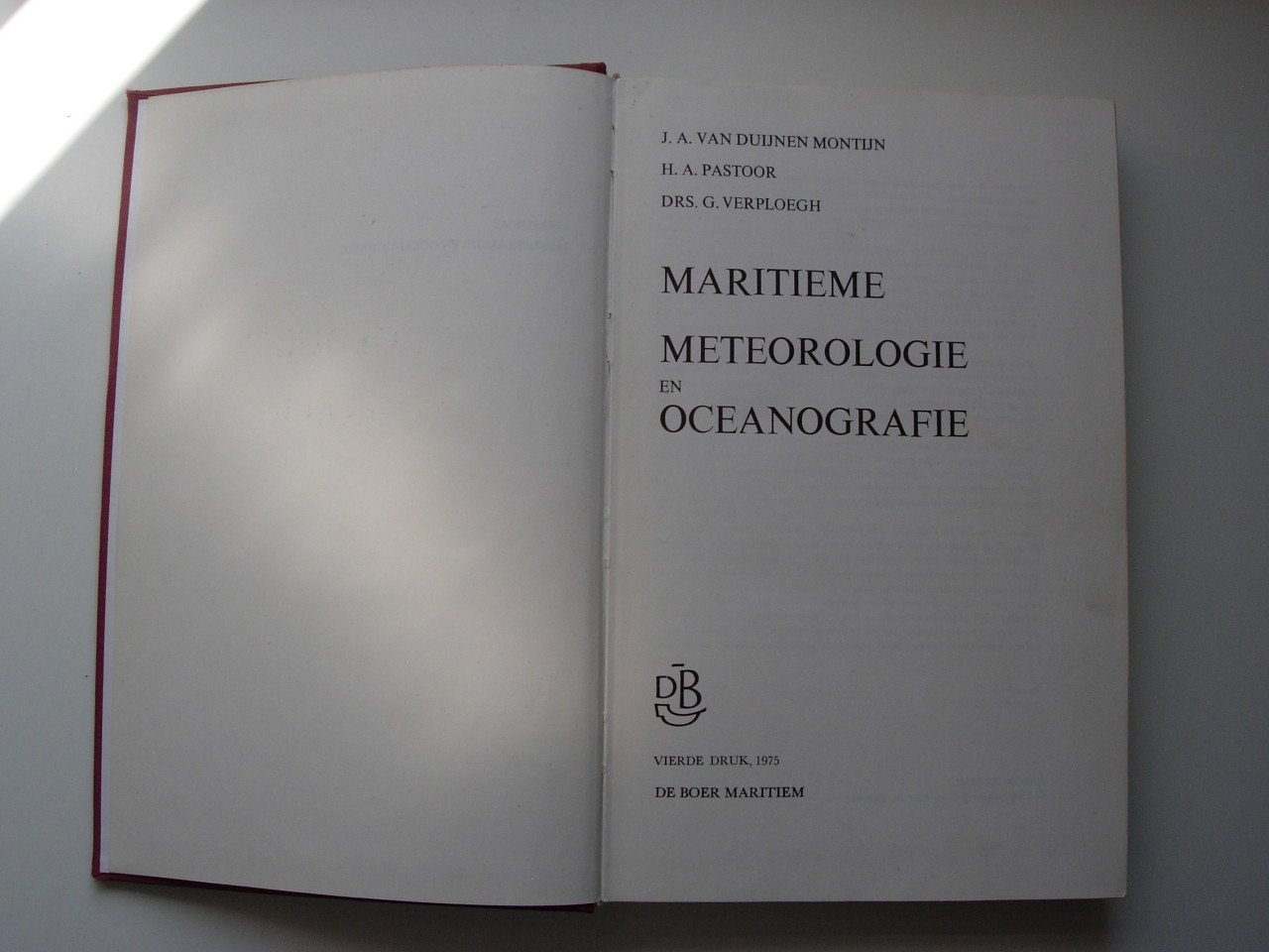 “Maritieme Meteorologie en Oceanografie”
