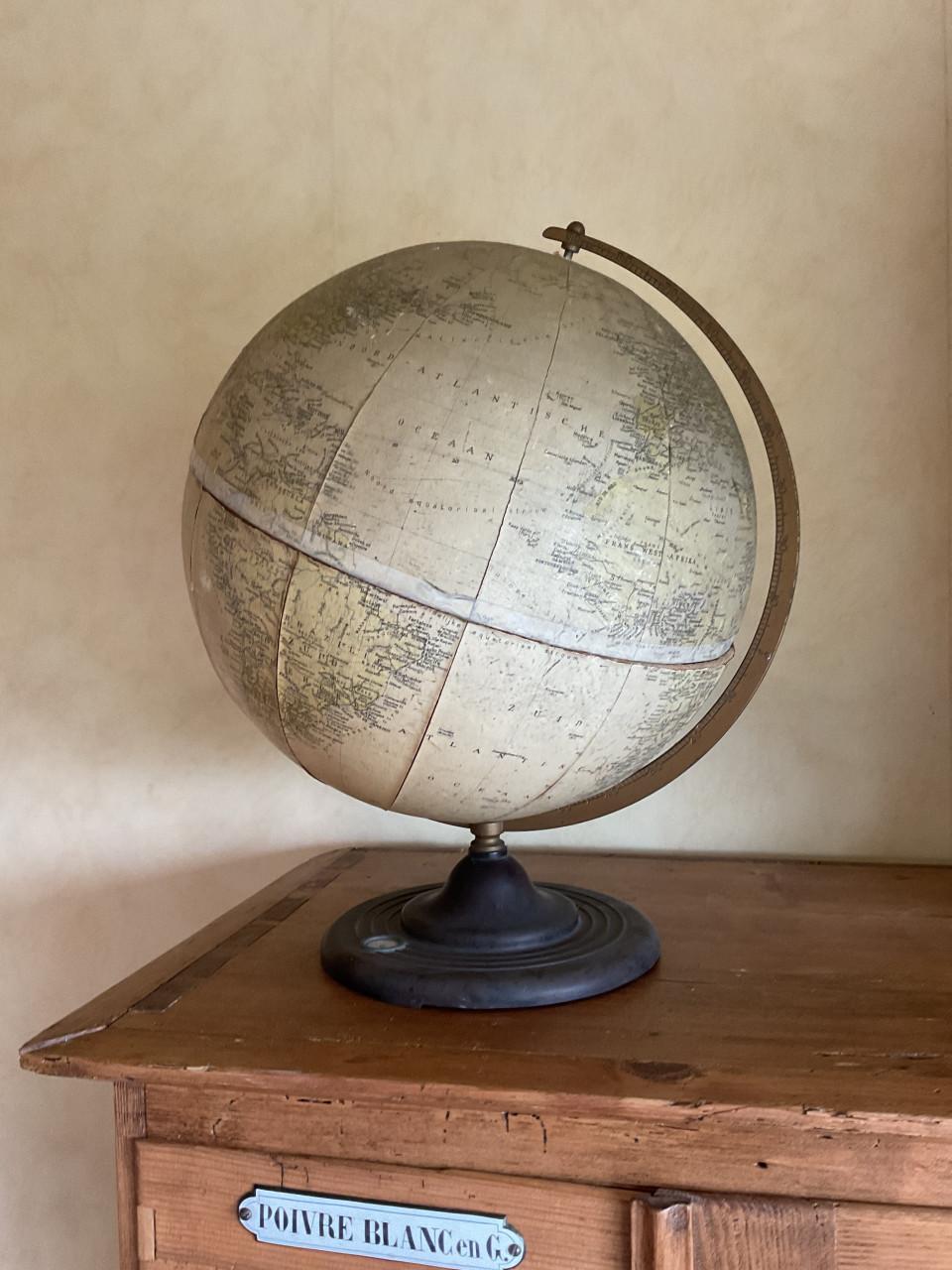 Vintage globe Philips & Son London