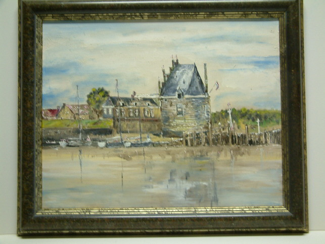 Water en wind  schilderijen olie verf  Jac Caljouw  Arnemuiden