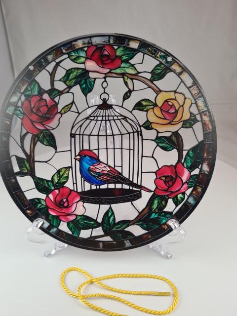 Raamhanger Vogel  in Kooi