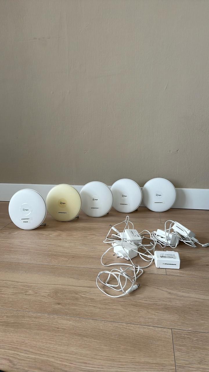 5 Superwifi punten van KPN - Overal thuis supersnel internet - waarde €300