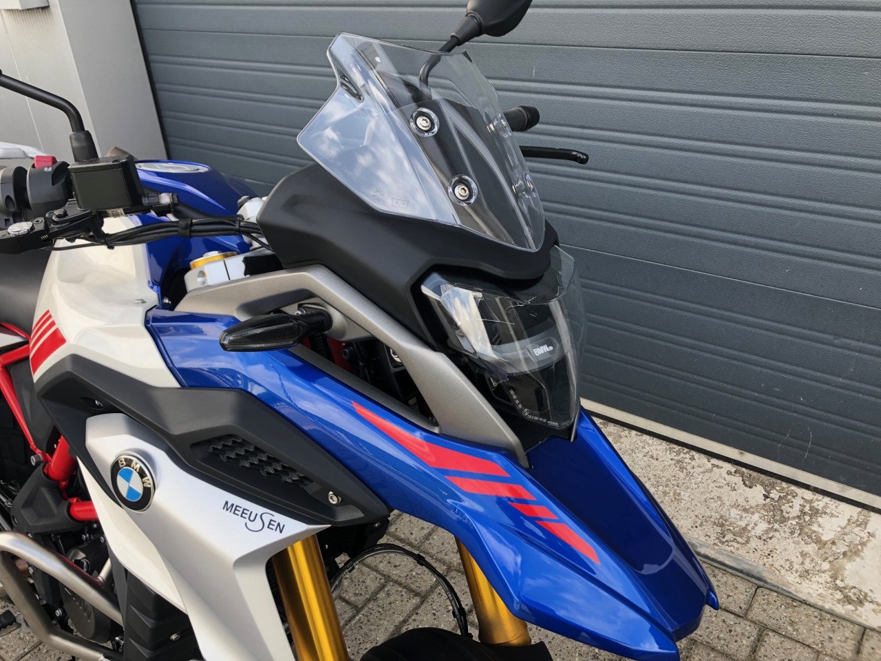 BMW G310GS ABS, bj 2023 met 13dkm, valbeugels, tassen etc, rijklaar €5250,-