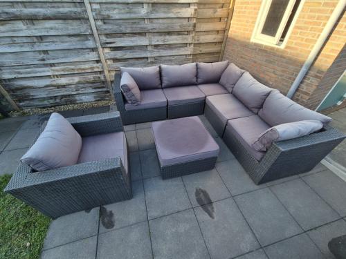 Compleet Loungeset 240 x 240 cm (Bezorging mogelijk)