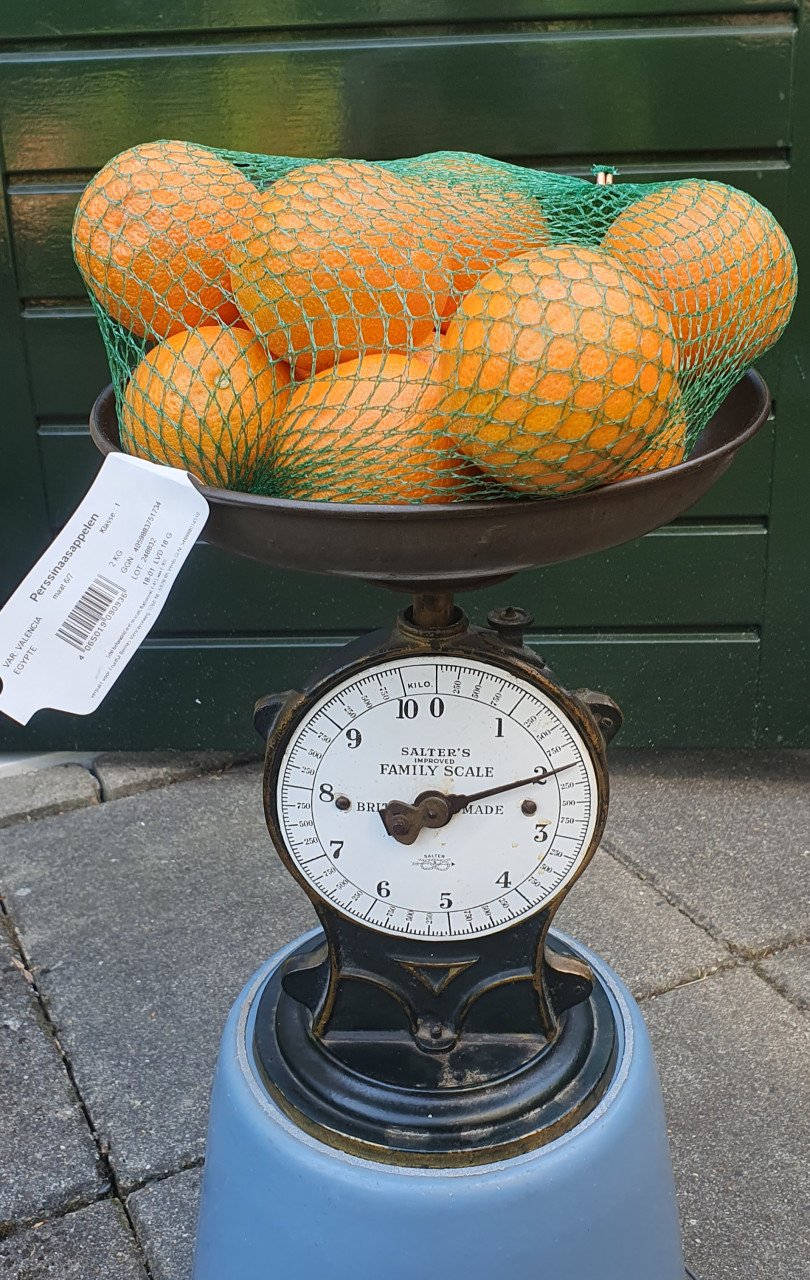 Engelse weegschaal rond 1900