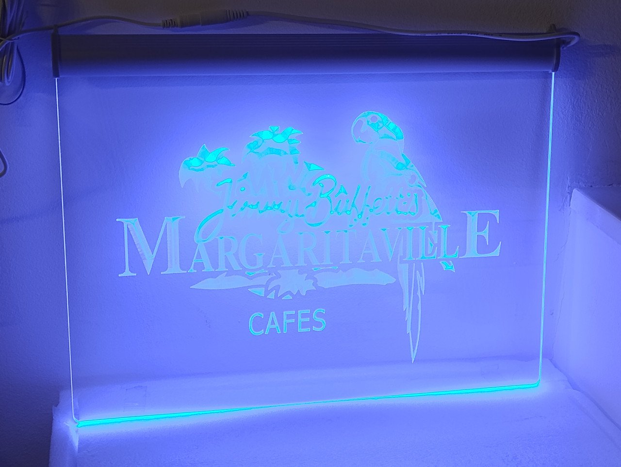 Margaritaville LED bord Jimmy Buffett, nieuw, multicolour