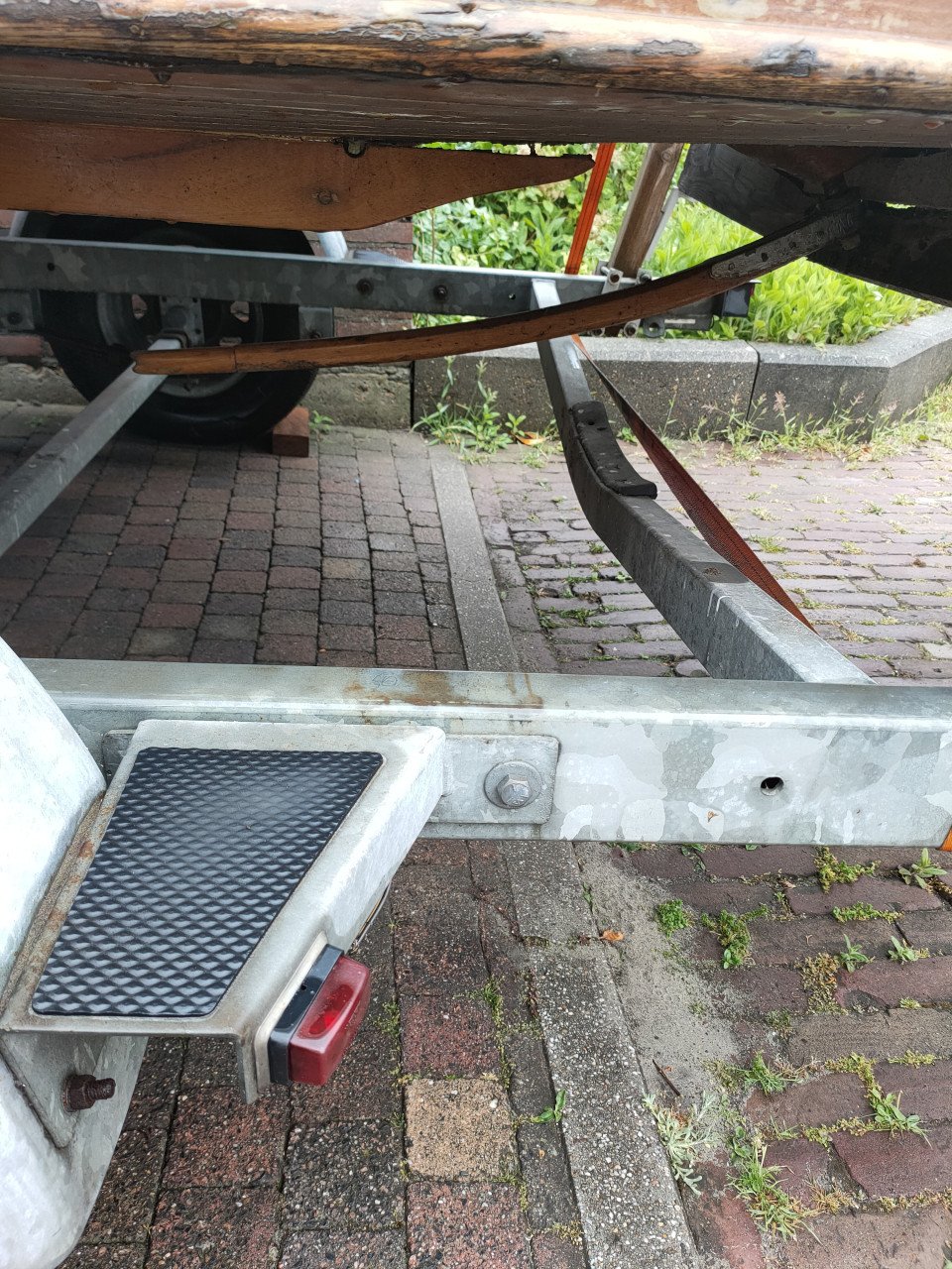 Trailer voor boot van 6 meter