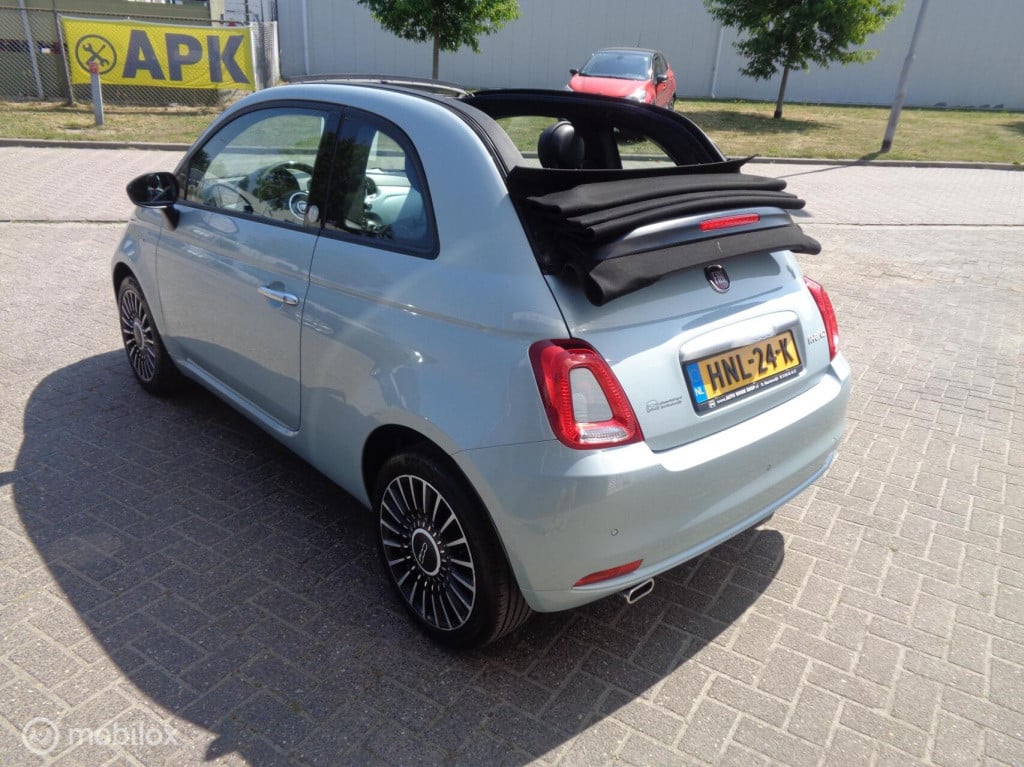 Fiat 500 C 1.0 hybrid launch edition/airco/16''lm velgen/half leer/1st eig/