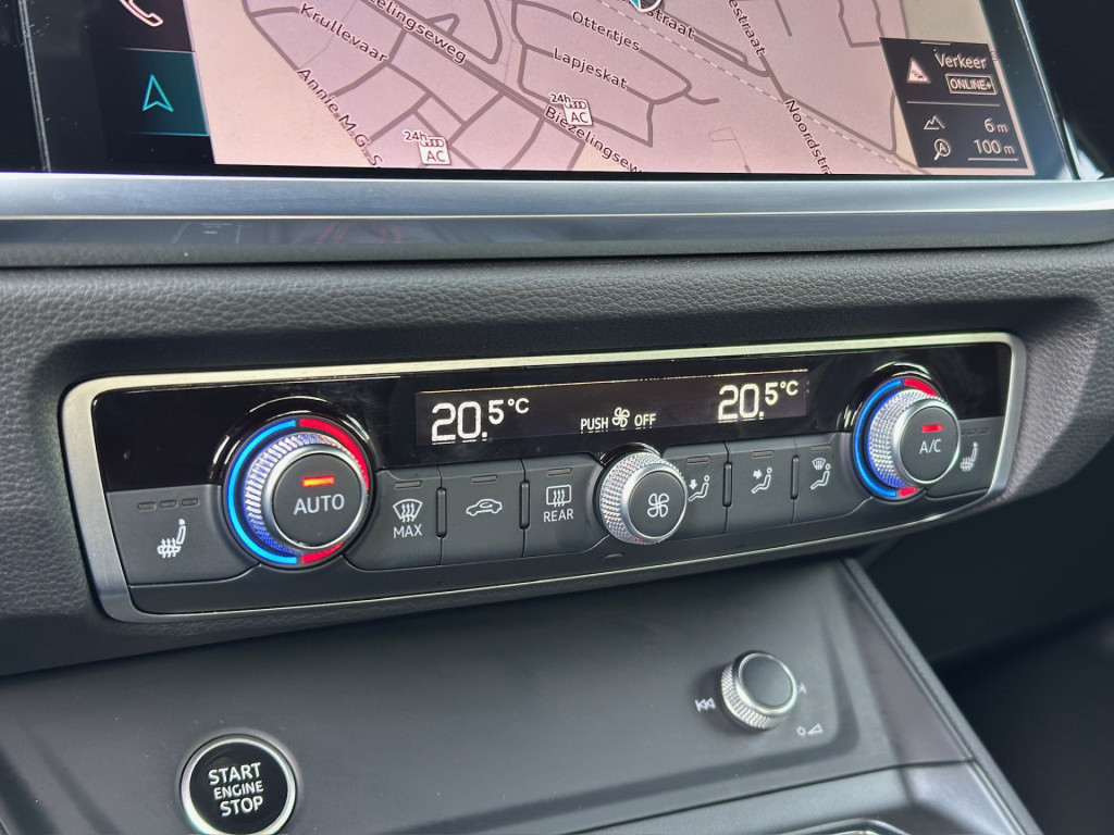 Audi Q3 sportback 45 tfsi e s-line | zwart optiek | camera | keyless | adap