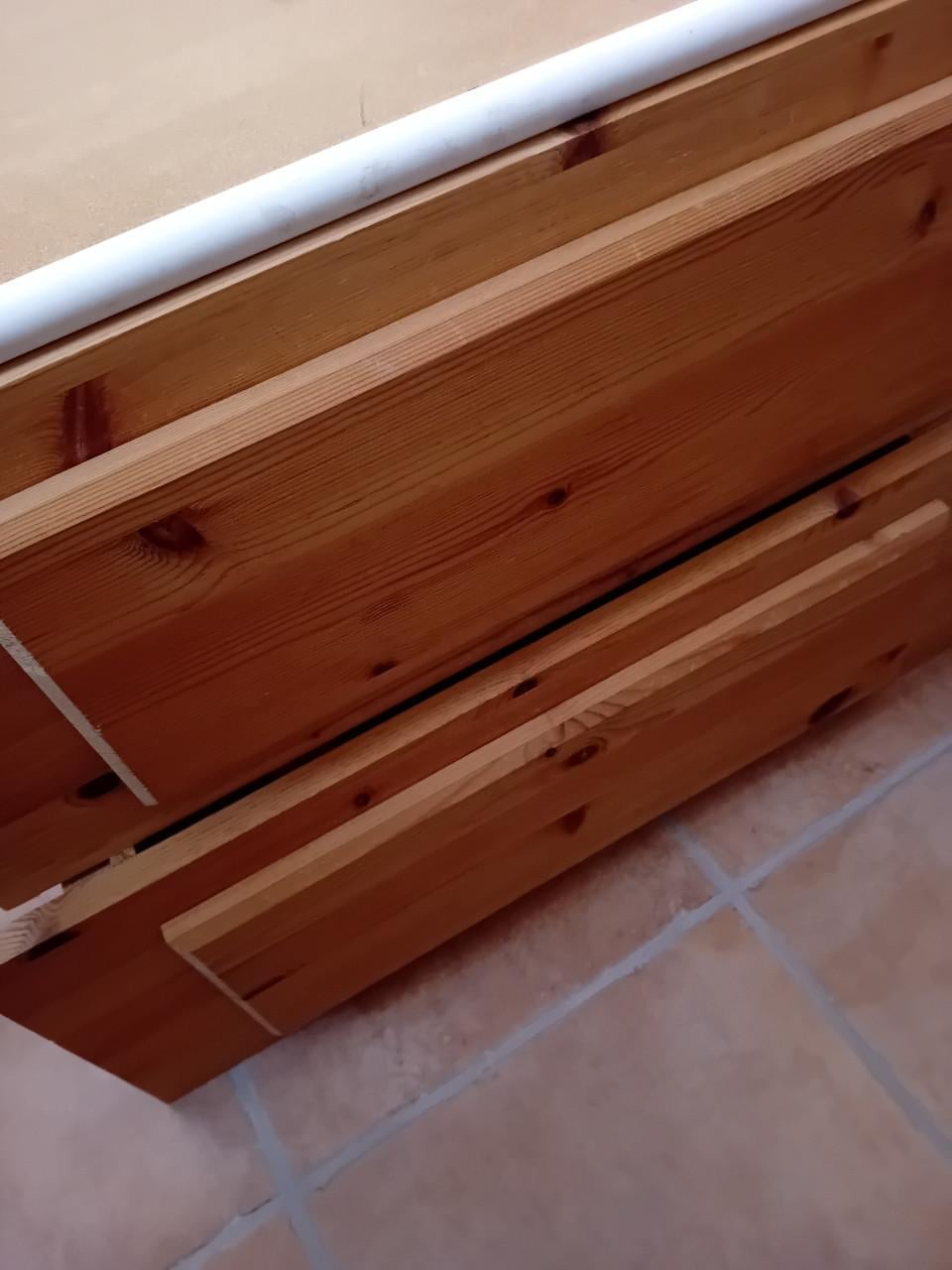 Lades voor onder bed
