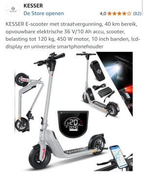 Kesser e-scooter electrische step