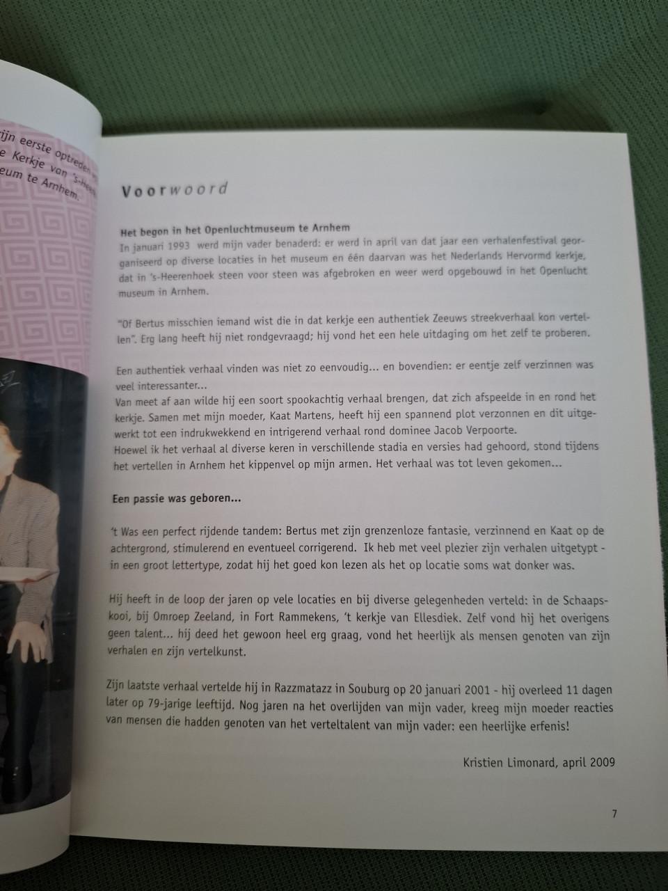 Bertus Limonard vertelt, door Bertus Limonard