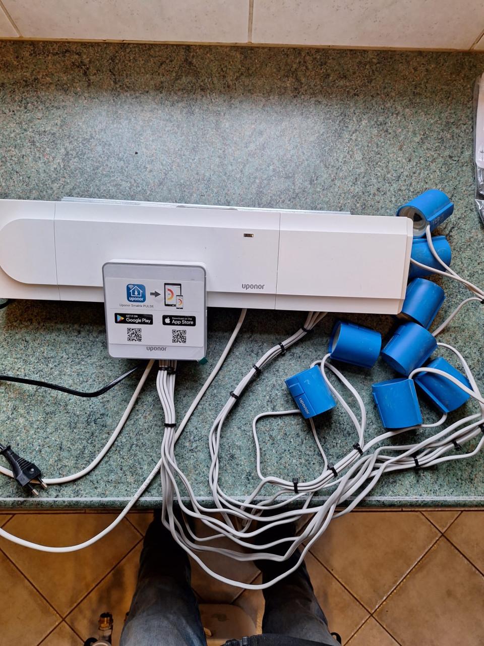 9 groeps Vloerverwarming verdeler