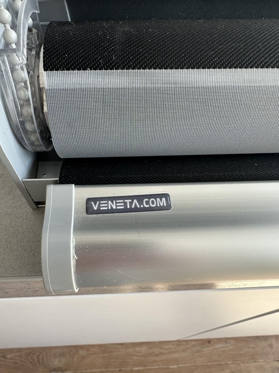 Veneta Duo Rolgordijn Zwart/Grijs -2x
