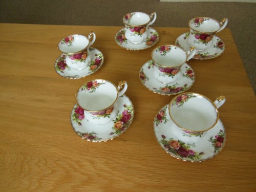 Koffiekop en schotels Royal Albert