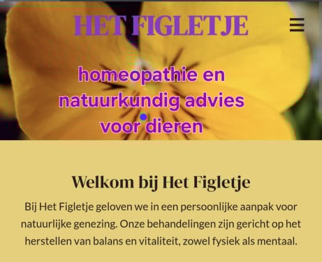 Homeopatisch -en natuurkundig advies voor dieren