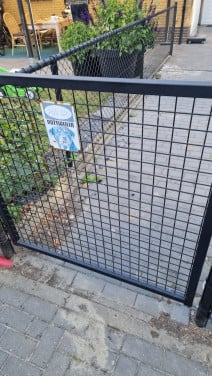 Te koop hekwerk