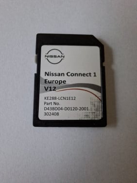 SD card Nissan Qashqai NAVIGATIE