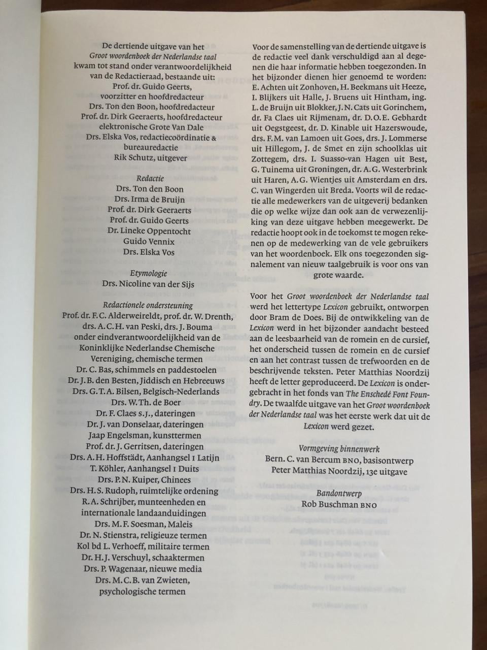 Van Dale, Groot Woordenboek der Nederlandse Taal
