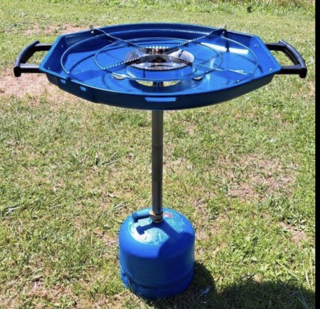 Skottelbraai CADAC, met gasfles