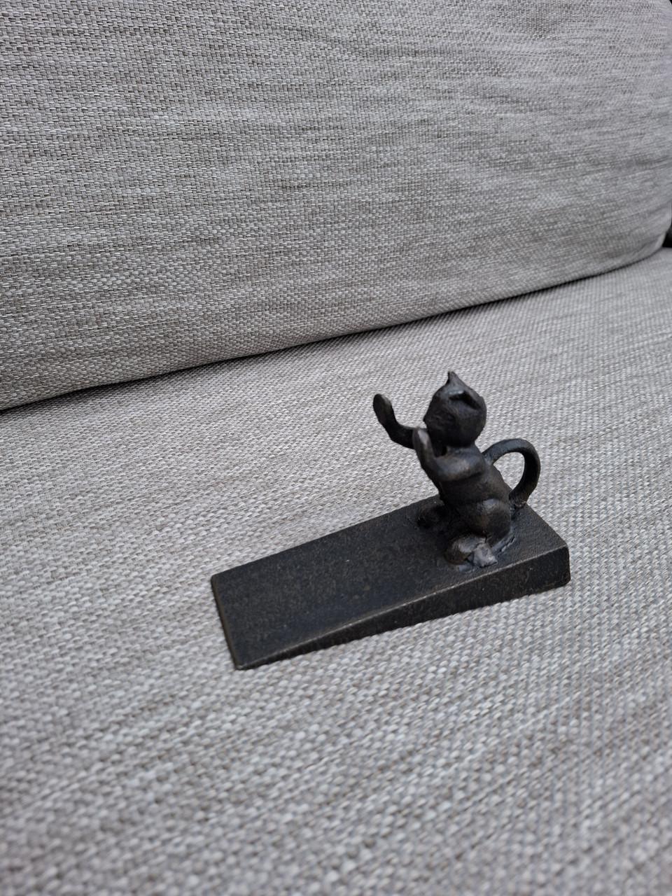 Decoratieve Deurstopper Kat - Gietijzer