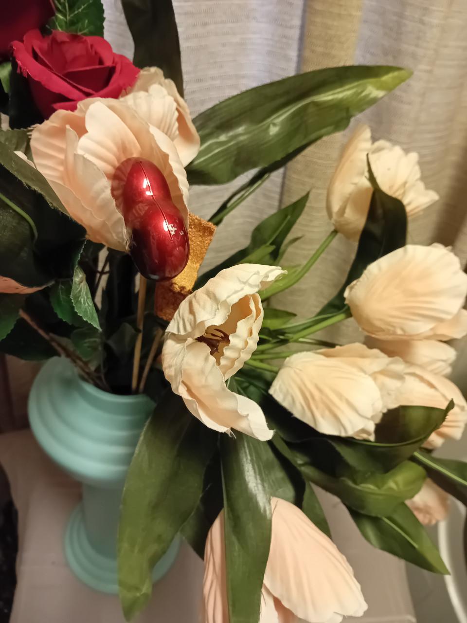 Valentijnsbloemen/kunst