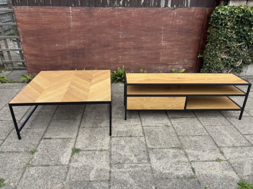 Salontafel en tv meubel
