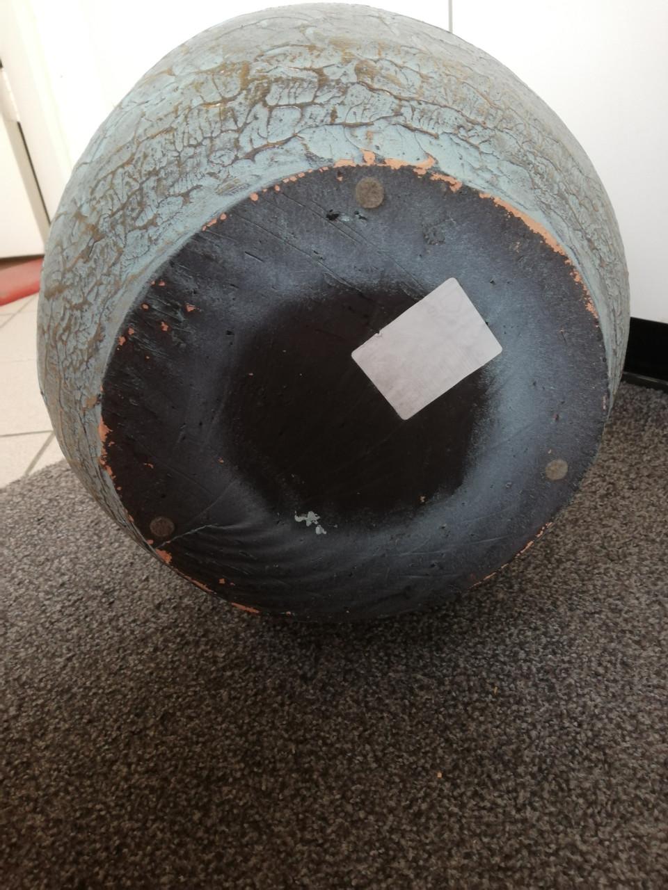 Grote sierpot plantenpot overpot van steen/aardewerk