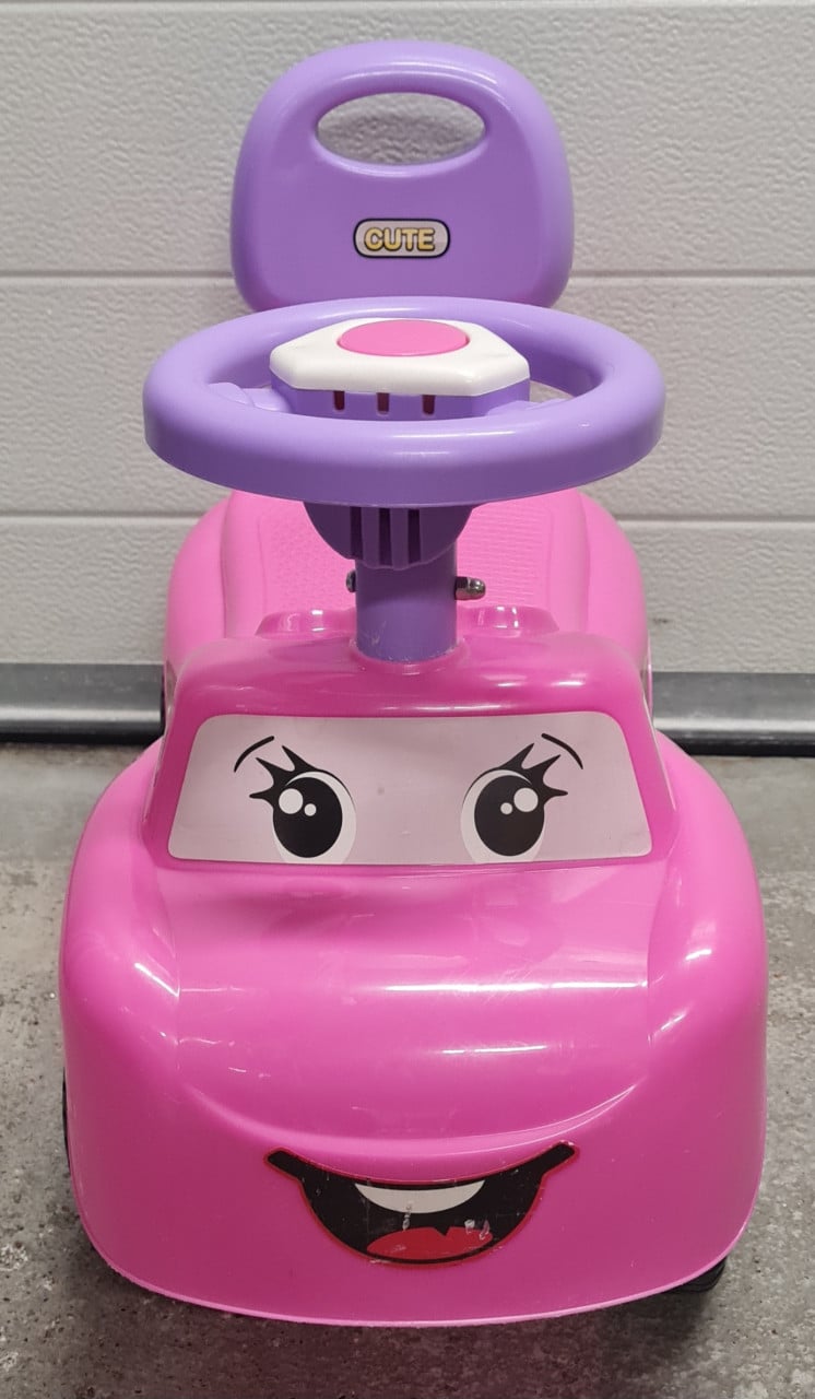 Te Koop: Roze loop auto