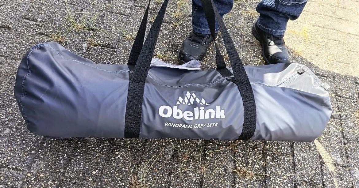 Obelink caravan luifel panorama grey maat 8