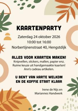 Kaartenparty - alles voor kaarten maken