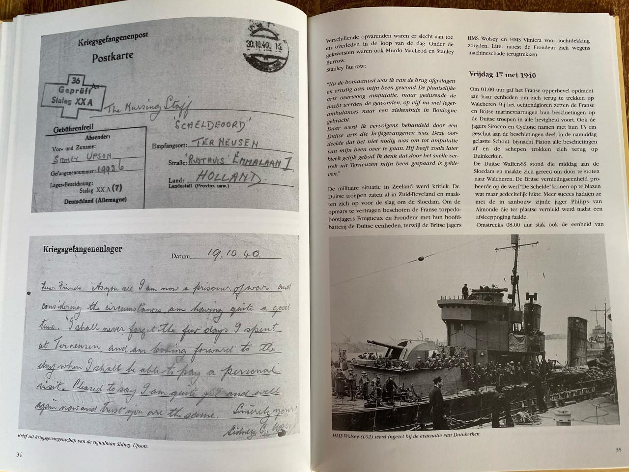 HMS Valentine - Torpedojager WOII bij Terneuzen