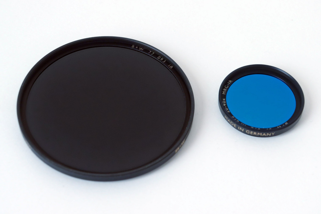B+W infrarood filters 092 en 093