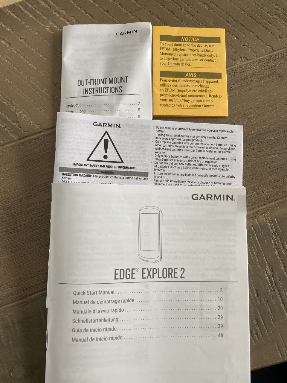 TE KOOP- Garmin edge explore 2-fiets navigatie -NIEUW!!
