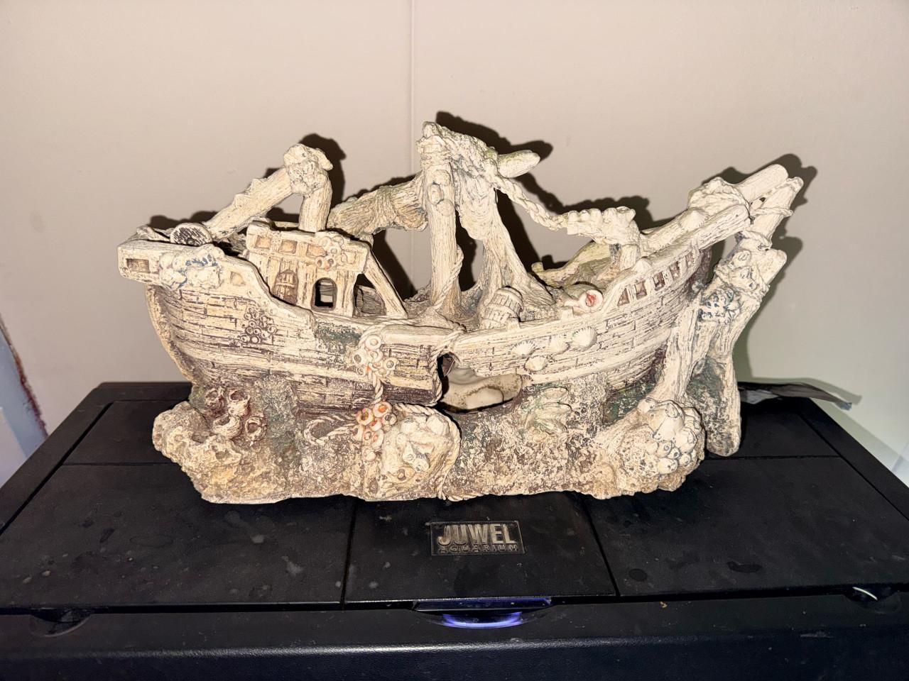 Grote schip voor aquarium