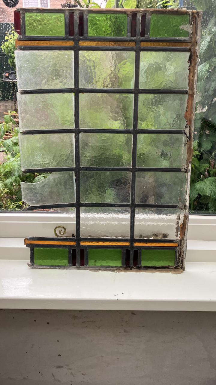 Glas in lood ruiten