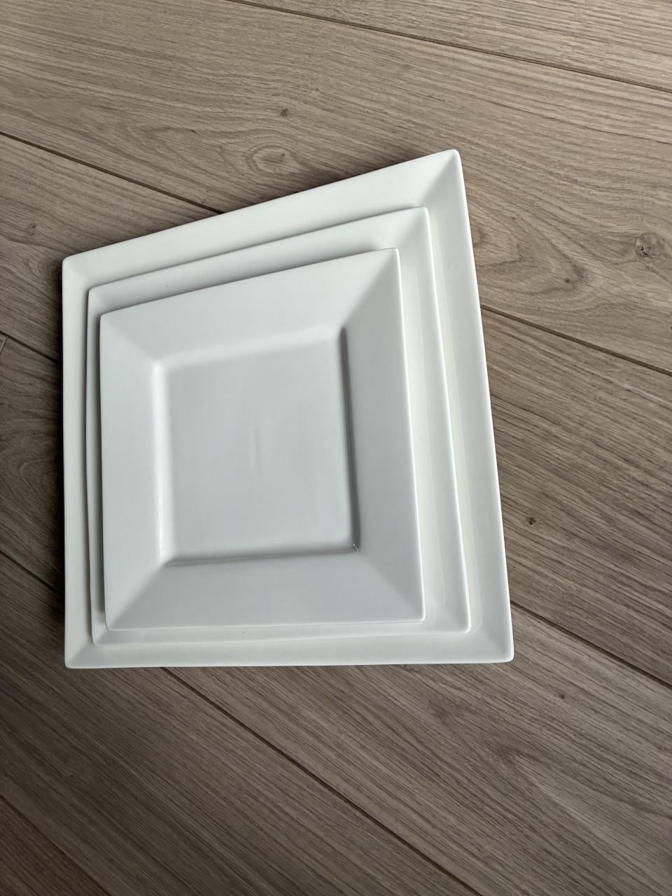 Witte vierkante borden
