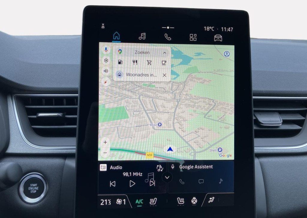 Renault Captur 1.6 e-tech hybrid 145 techno - pack navigation - pack winter