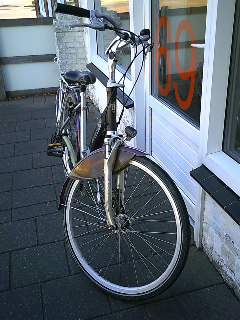 Gebruikte Batavus damesfiets 50cm verende zadelpen 7 versnellingen