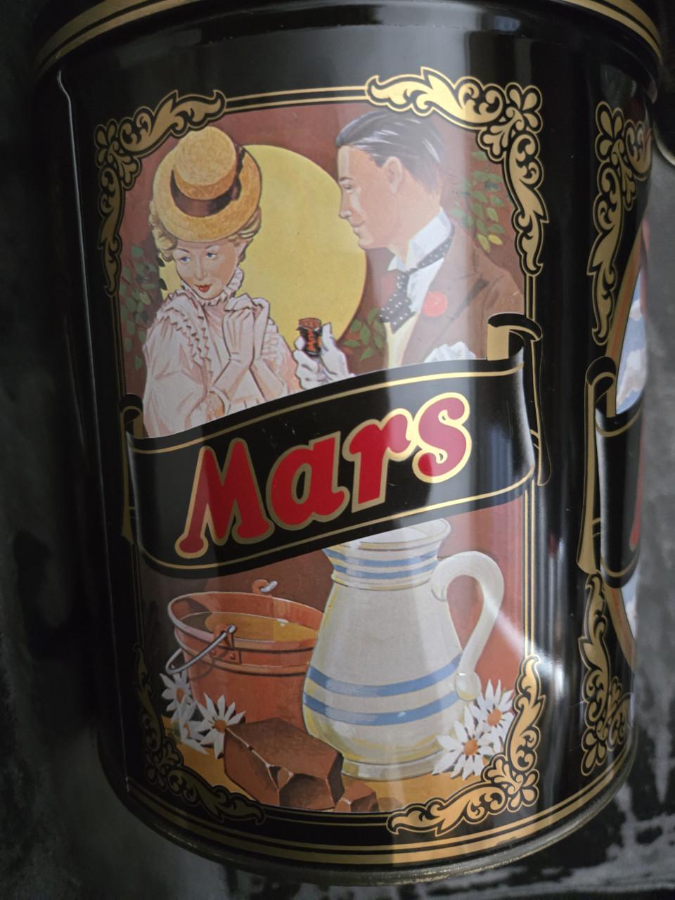 2 vintage blikken Mars jaren 80