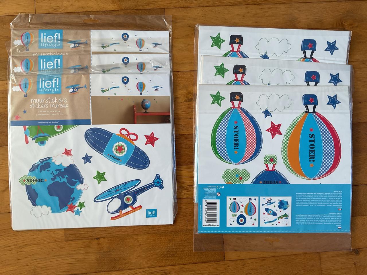 Lief Lifestyle muurstickers 31x30 cm.