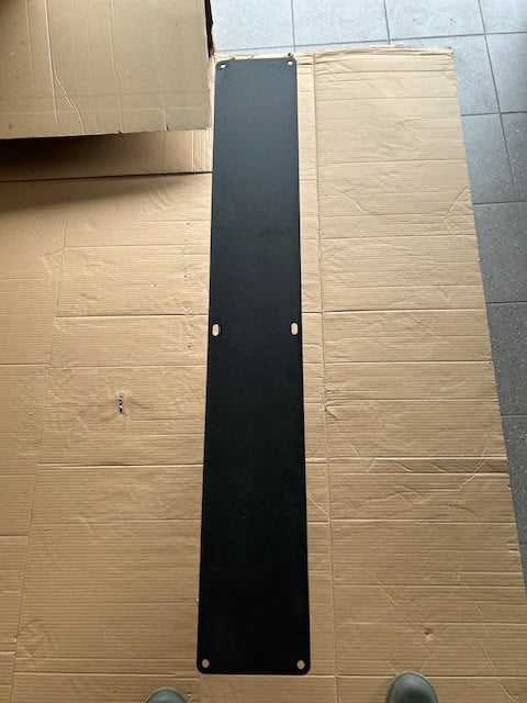Zwart stalen matrix tafelpoten (2x)