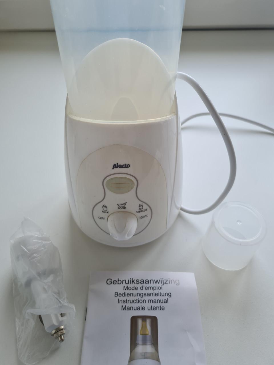 Nieuw !  Alecto BW-80 flessen- en babyvoedingverwarmer.