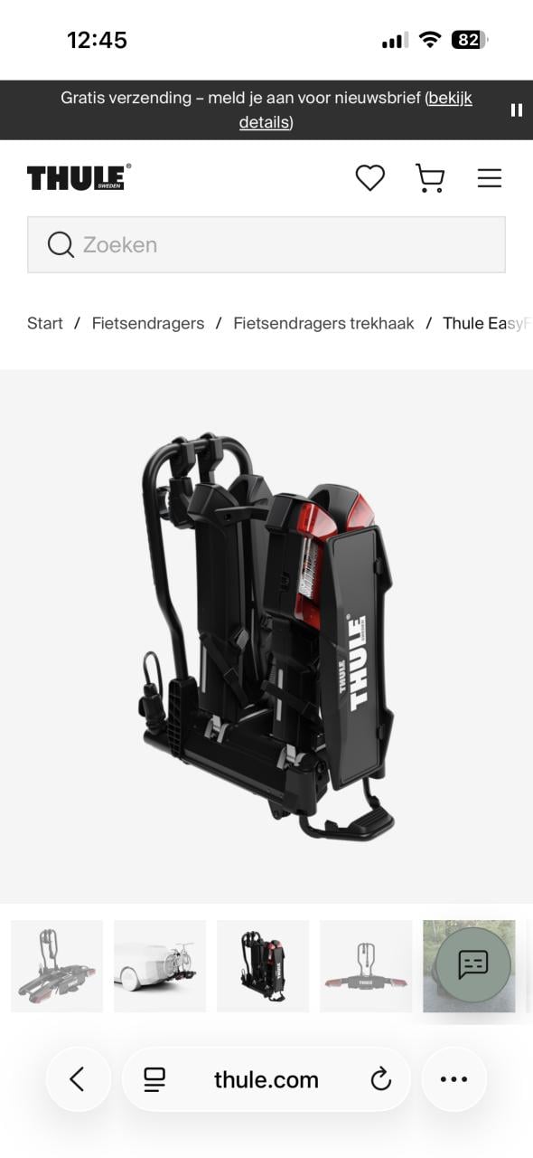 Thule fietsendrager