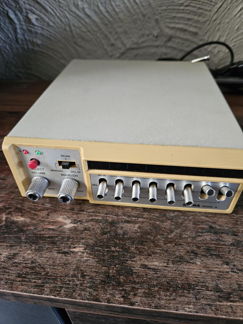 Vintage RA-MA Model B Scanner Radio werkend