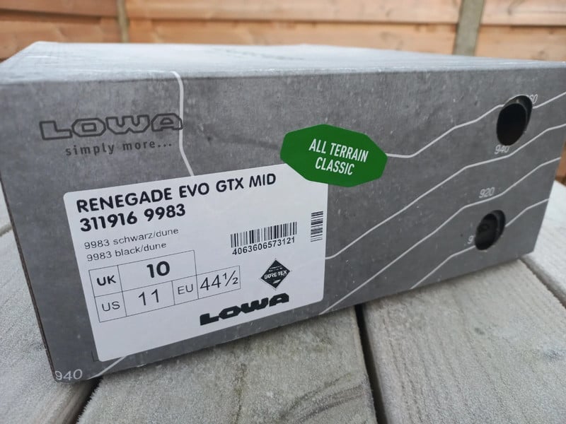 Lowa Renegate Evo Gore-Tex mid (44.5)