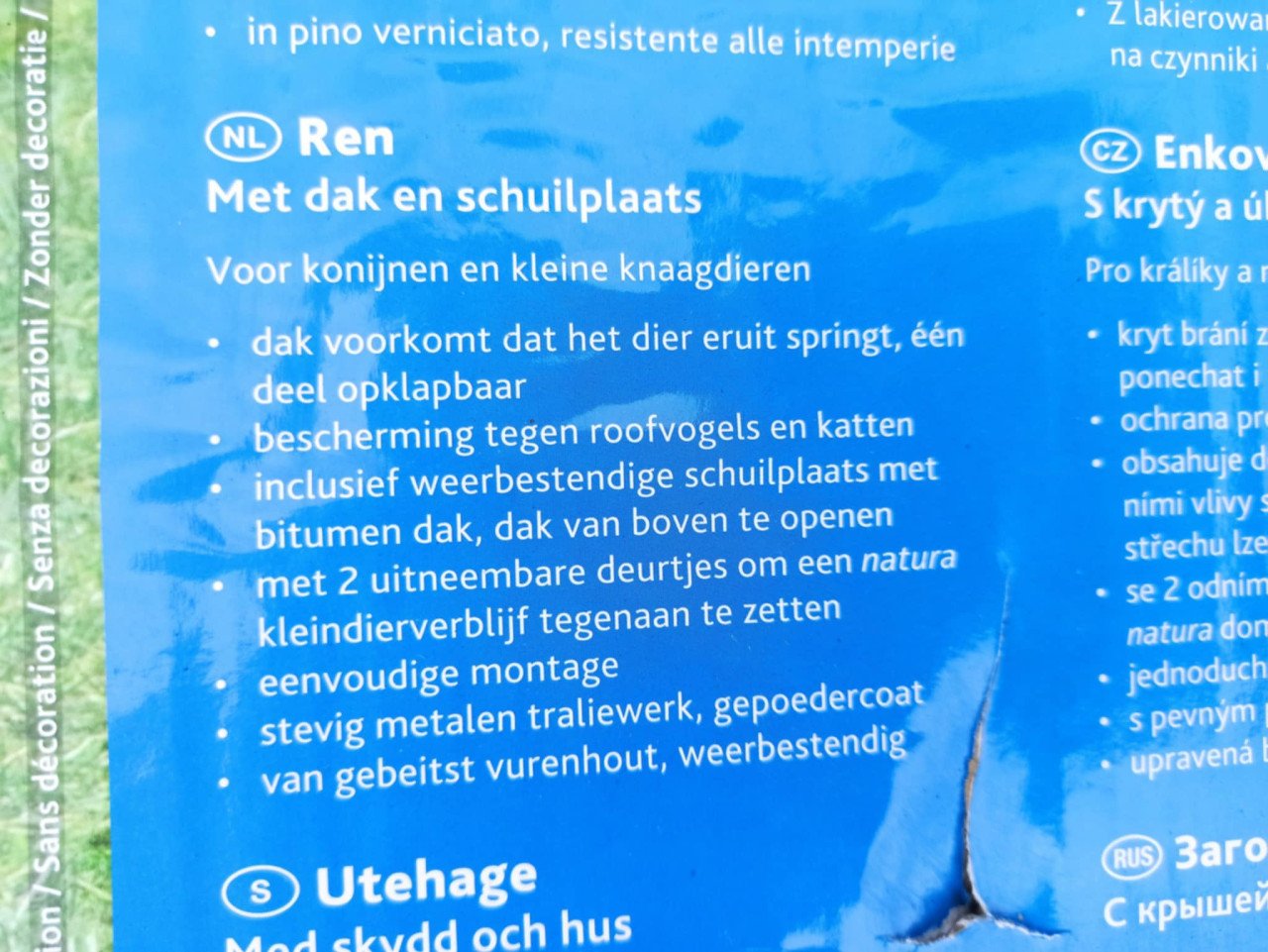 Trixie Konijnenren, grote ren met schuilhok en extra ren