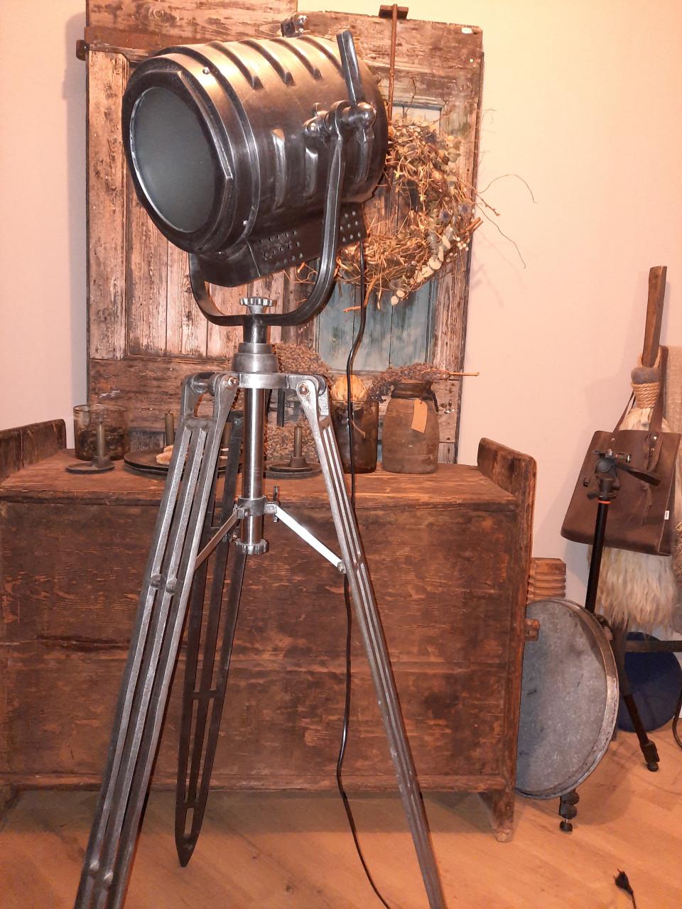 Unieke theaterlamp vloerlamp spot