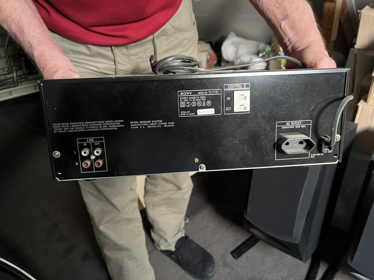 Sony Stereo cassette deck TC-V715T